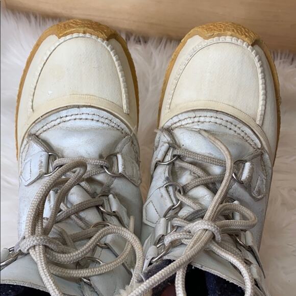 Sorel Chugalug White Cream Winter Boots Vintage - Picture 8 of 12